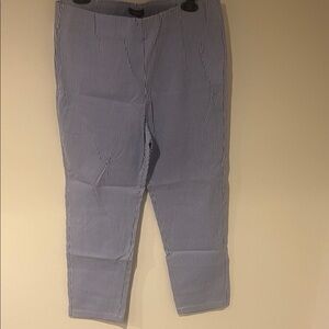 Crosby Women's Blue Striped Pants